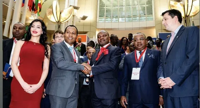 GPE leadership greets delegates at the Africa Trade & Investment Global Summit, Washington, D.C.
