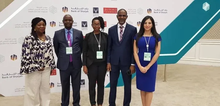 GPE's team at the Sharjah FDI Forum, United Arab Emirates