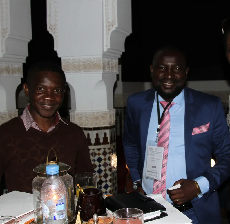African participants at the evening networking reception, La Mamounia